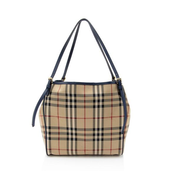 Burberry Horseferry Check Canterbury Small Tote - Picture 1 of 14